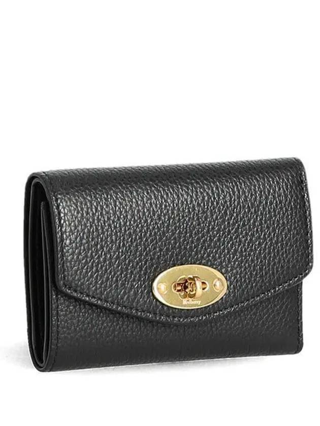 Darley Folded Half Wallet Black - MULBERRY - BALAAN 2