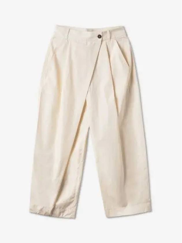 Jude Cropped Pants Linen JUDDSNW801LINEN - STUDIO NICHOLSON - BALAAN 1