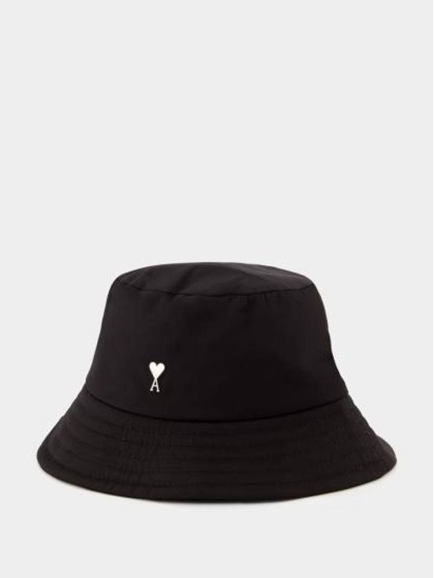 Logo Bucket Hat Black - AMI - BALAAN 2