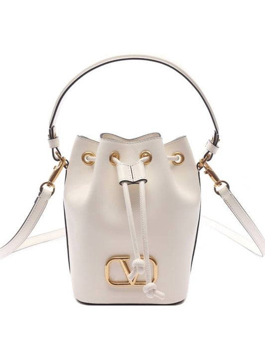 Women s V Logo Bucket Shoulder Bag 5W2P0Z44 VNL 098 24F - VALENTINO - BALAAN 2