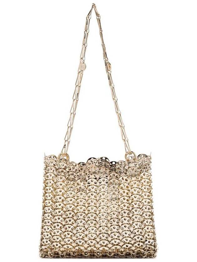 '1969' Gold-Colored Shoulder Bag With Brass Discs Woman - PACO RABANNE - BALAAN 1