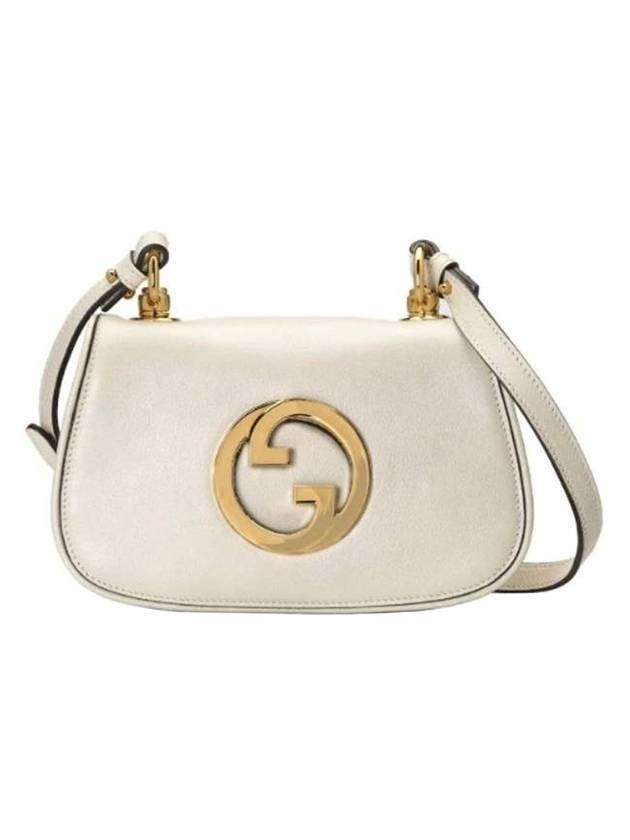 Blondie Small Leather Shoulder Bag Beige - GUCCI - BALAAN 1