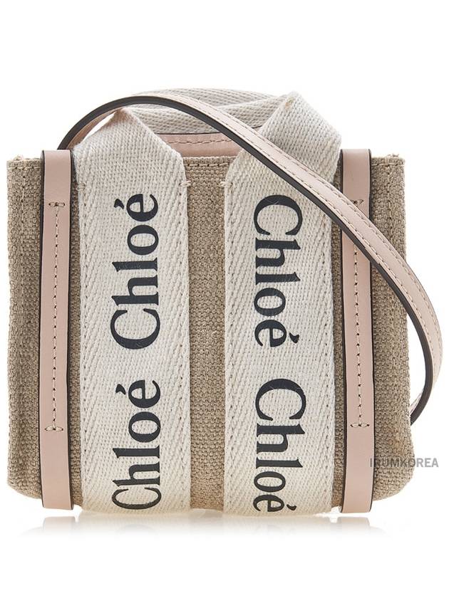 Nano Woody Tote Bag Cement Pink - CHLOE - BALAAN 4