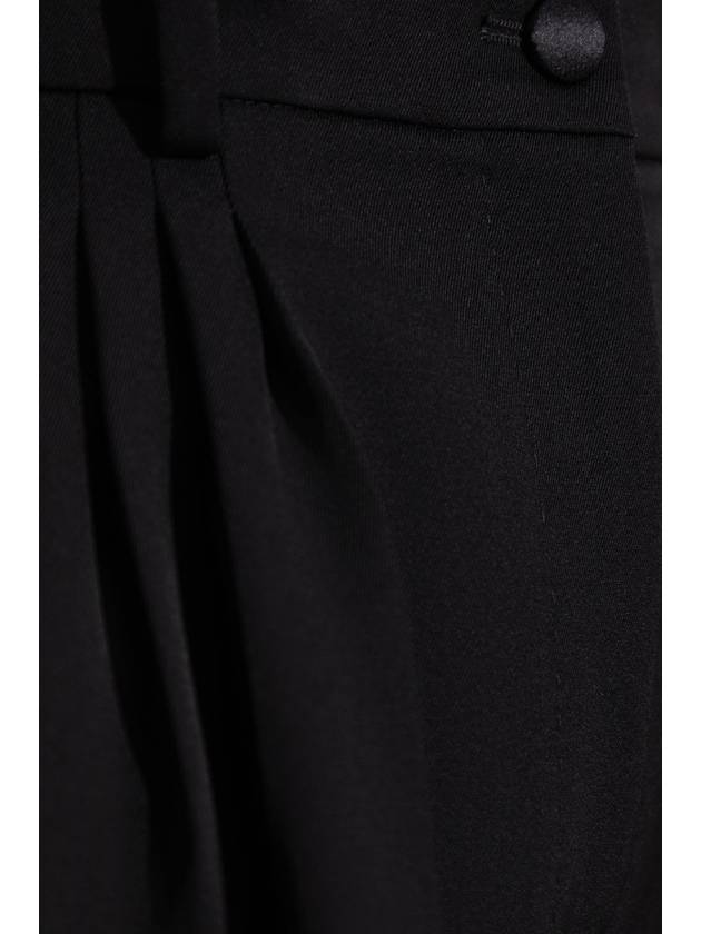 Dolce & Gabbana Wool Shorts With Side Stripes, Women's, Black - DOLCE&GABBANA - BALAAN 5