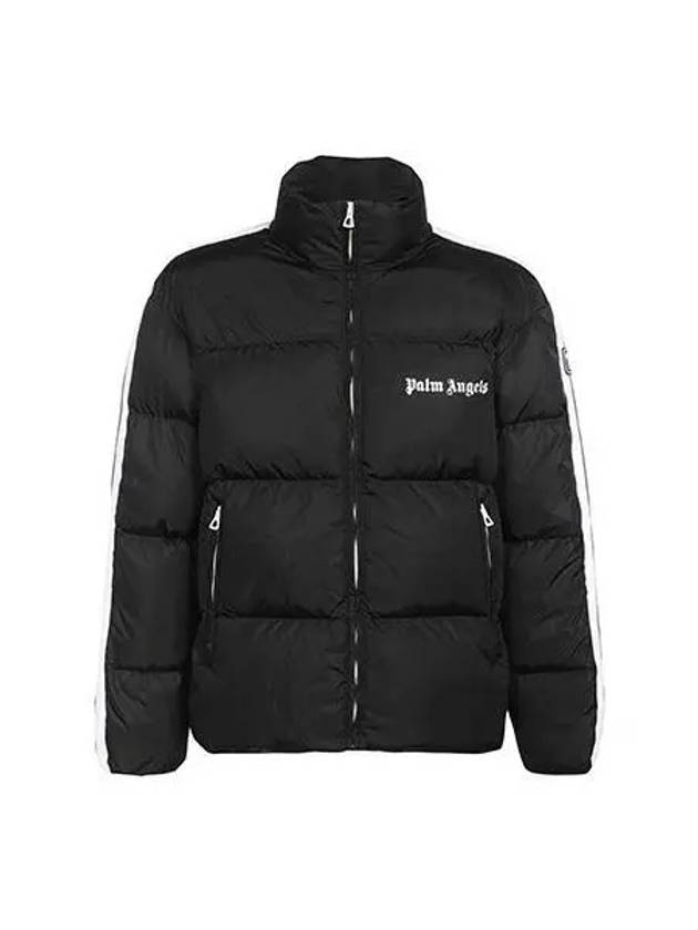 Padding Classic Logo Down Black - PALM ANGELS - BALAAN 1