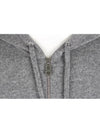 Chandal cashmere knit hooded zip up XL - HERMES - BALAAN 7