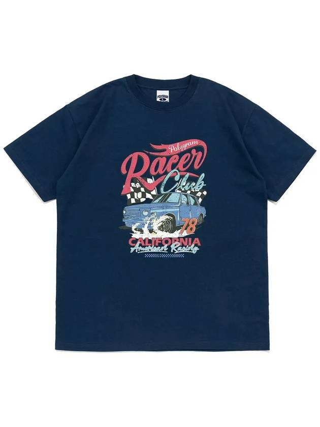 RACER CLUB T SHIRTS DARK BLUE - POLYGRAM - BALAAN 4