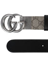 GG Marmont Reversible Leather Belt Beige - GUCCI - BALAAN 4