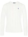 Navy Pony Embroidery Cable Knit 211747397 002 - POLO RALPH LAUREN - BALAAN 1