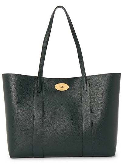 Small Classic Grain Bayswater Tote Bag Green - MULBERRY - BALAAN 2