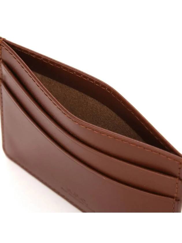 Andre Logo Card Wallet Nut Brown - A.P.C. - BALAAN 4