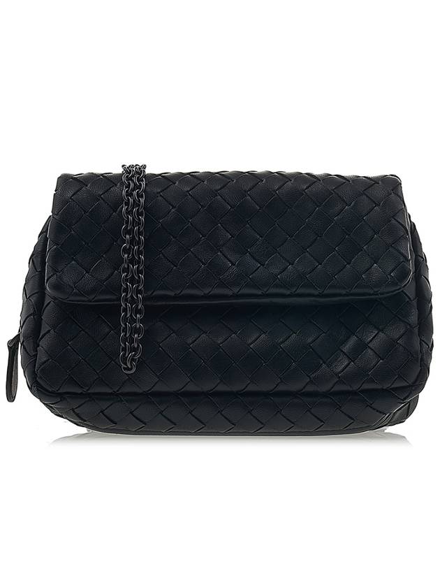 Intrecciato Nappa Chain Mini Shoulder Bag Black - BOTTEGA VENETA - BALAAN 2