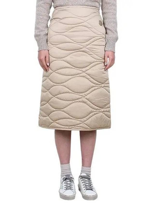 GONNA padded skirt beige 2D00004 597H0 205 1216228 - MONCLER - BALAAN 1