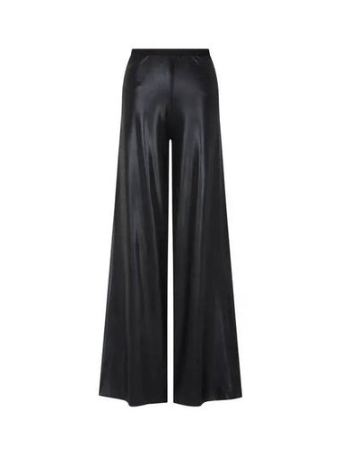 WOMEN Stretch Wide Banding Pants Black - RICK OWENS - BALAAN 1