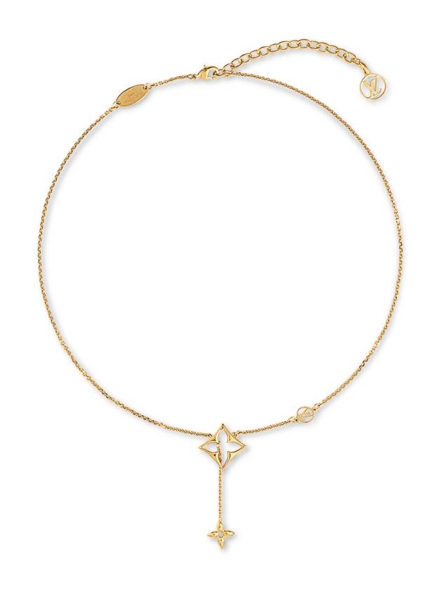 Women's LV Flower Gram Necklace M01234 - LOUIS VUITTON - BALAAN 4