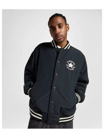 Varsity Graphic Bomber Jacket Black - CONVERSE - BALAAN 2