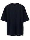 Contrast Logo Patch T-Shirt UE63TR800B BLACK B0230272073 - VETEMENTS - BALAAN 4