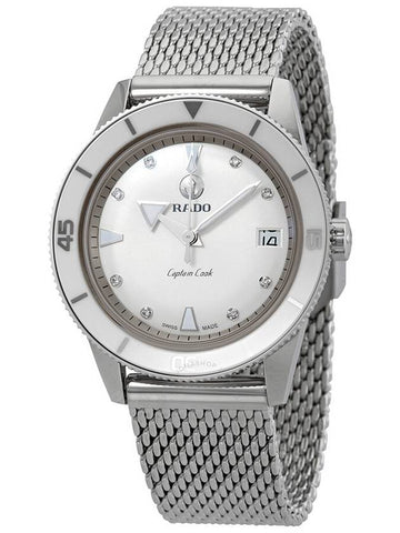 Rado HyperChrome Captain Cook Automatic Diamond Silver Dial Ladies Watch R32500703 - RADO - BALAAN 1