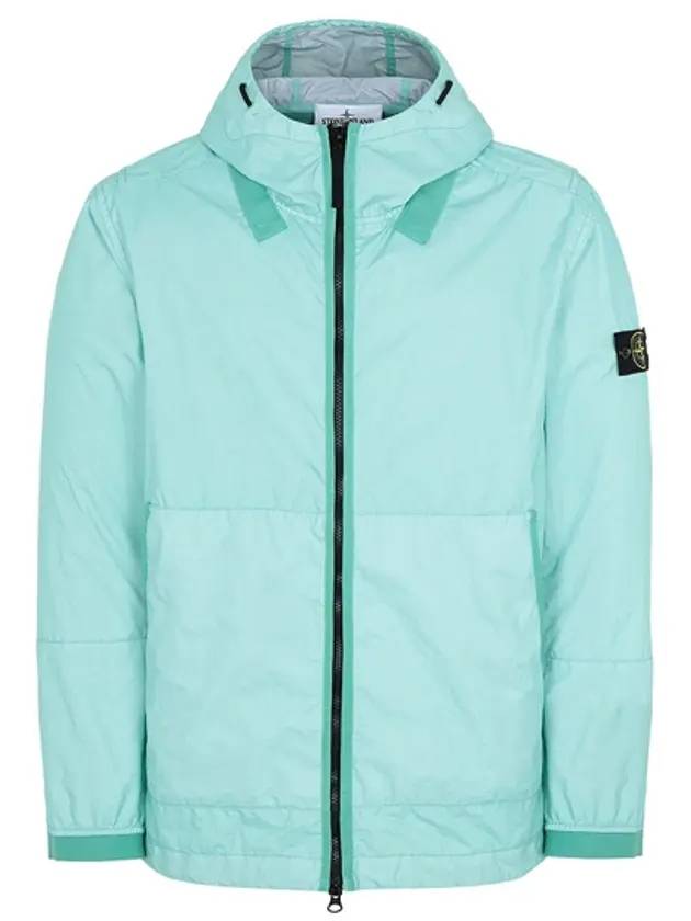 Men's Wappen Membrana Windbreaker Blue - STONE ISLAND - BALAAN 1