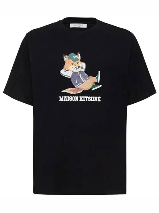 Maison Kitsune Cotton Jersey DRESSED Fox Print Detail TShirt - MAISON KITSUNE - BALAAN 1