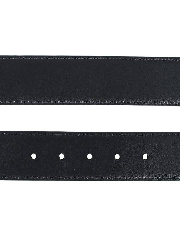 Leather Belt Black Black - PRADA - BALAAN 5