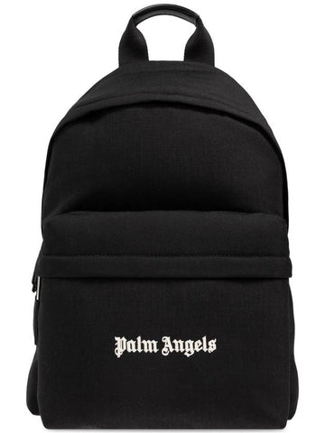 Palm Angels Backpack With ‘Cordura’ Logo, Men's, Black - PALM ANGELS - BALAAN 1