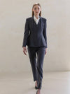 Two Layer Tyra Suit Gray - DEFEMME - BALAAN 2