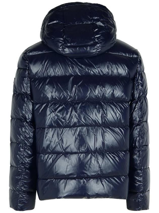 Fay Navy Polyamide Down Jacket - FAY - BALAAN 3