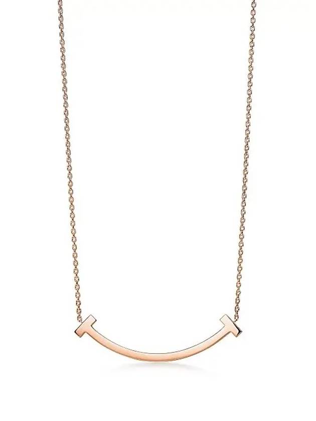 Tiffany T Smile Medium Pendant Rose Gold 74957110 - TIFFANY & CO. - BALAAN 3