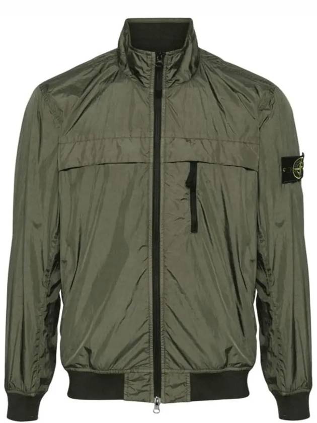 Compass Badge Pleated Windbreaker Khaki - STONE ISLAND - BALAAN 2