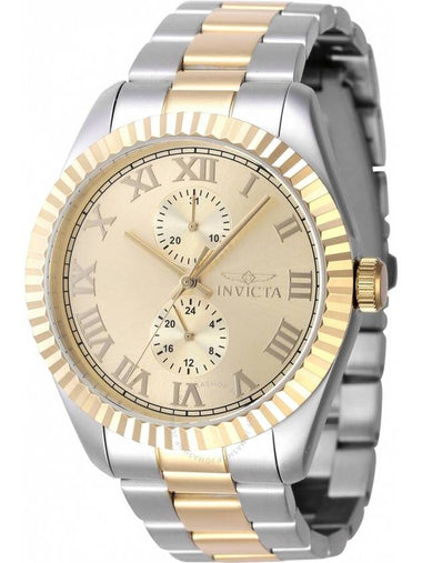 Invicta Specialty GMT Quartz Gold Dial Men's Watch 47428 - INVICTA - BALAAN 1