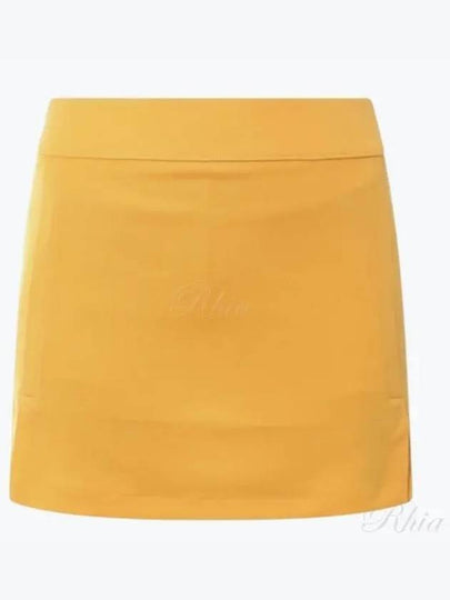 Women's Amelie H Line Skirt Yellow - J.LINDEBERG - BALAAN 2