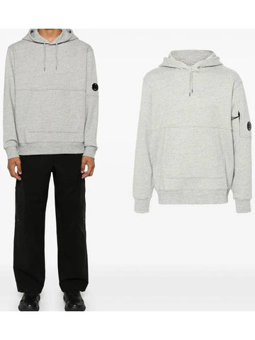 CP Company Signature Lens Detail Men s Brushed Hooded Sweatshirt 17CMSS024A M94 - CP COMPANY - BALAAN 1