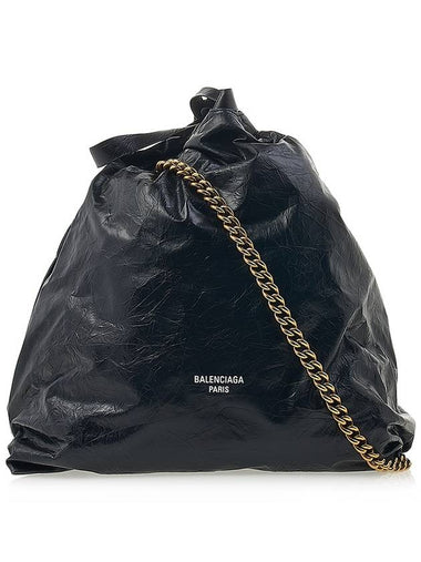 Women's Crush Medium Tote Bag Black - BALENCIAGA - BALAAN 1