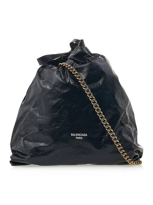 Women's Crush Medium Tote Bag Black - BALENCIAGA - BALAAN 1