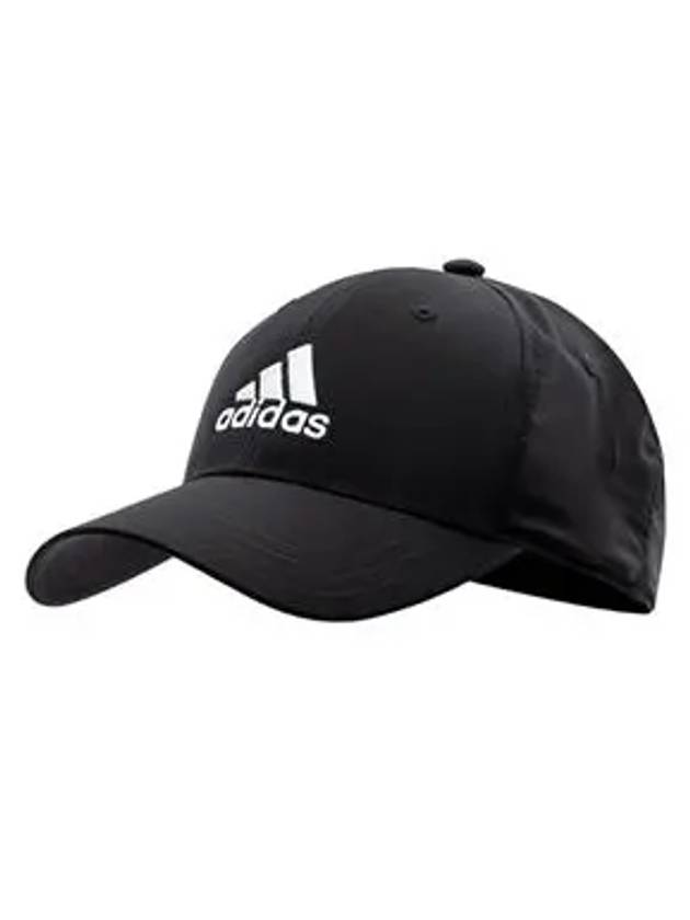 Embroidered Logo Lightweight Ball Cap Black - ADIDAS - BALAAN 3