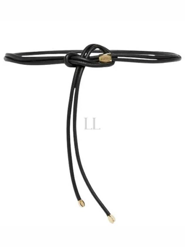 Silvia Leather Belt Black - ISABEL MARANT - BALAAN 2