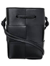 Intrecciato Cassette Small Bucket Bag Black - BOTTEGA VENETA - BALAAN 2