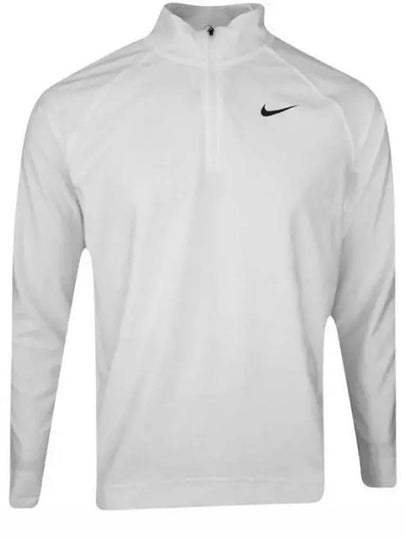 Golf Dri-Fit ADV Tour Half Zip Long Sleeve T-Shirt White - NIKE - BALAAN 2