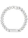 Gourmette Rhodium Finish Bracelet Silver - CELINE - BALAAN 3