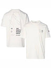 Print Motif Short Sleeve T-Shirt White - MONCLER - BALAAN 2