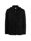 Men's Chrome R Goggles Over Long Sleeve Shirt Black - CP COMPANY - BALAAN 1