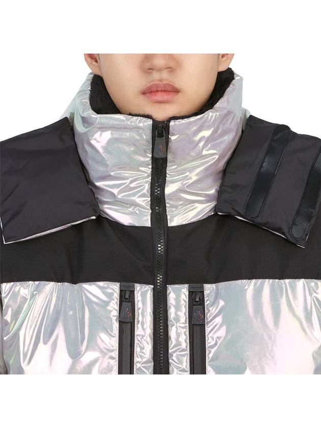 Rennaz short down jacket light gray - MONCLER - BALAAN 9