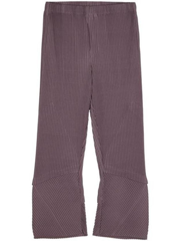 Homme Pliss Issey Miyake Training Jogger Pants 763276 Free Rose Brown - ISSEY MIYAKE - BALAAN 1