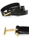 logo buckle leather belt TB131LCL052G - TOM FORD - BALAAN 3
