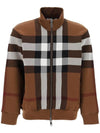 Check Bomber Jacket Brown - BURBERRY - BALAAN 2