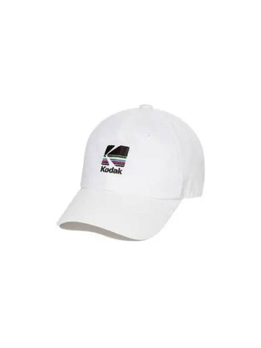 KODAK Apparel rainbow embroidery ball cap white - KODO - BALAAN 1