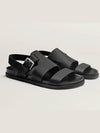 425 size CORENTIN buckle sandals black 202970ZH logoless design - HERMES - BALAAN 9