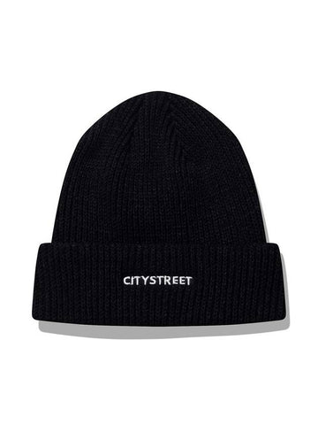 LOGO BEANIE BLACK - CITYSTREET - BALAAN 1