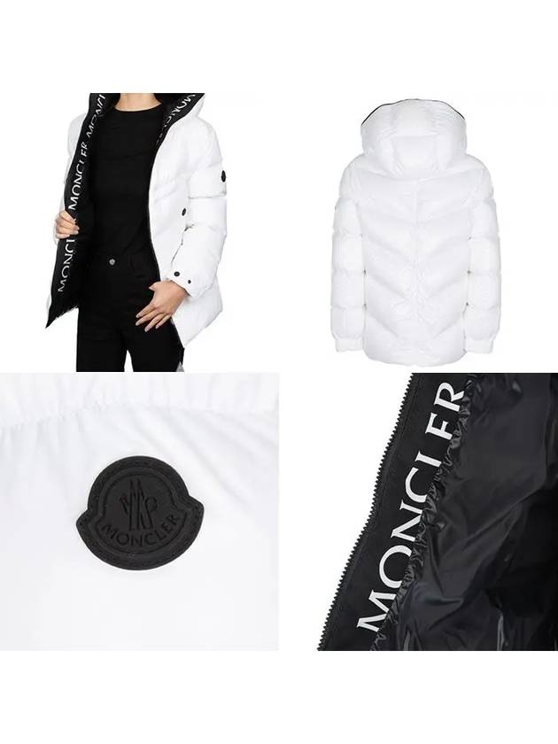 CLAIR logo hood padded jumper 1A00022 68950 032 - MONCLER - BALAAN 8